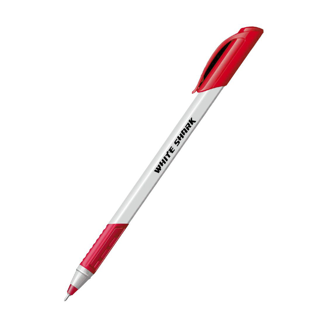 Гелева ручка Тетрада White Shark HG-811, 0.6 мм, червоний, 1 шт